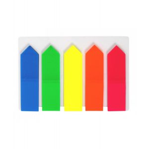Zakładki indeksujące Tres 12x45mm, 125szt Strzałki